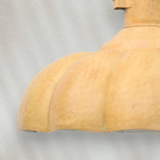 Modern Hanging Pendant Light with Sculpted Shade