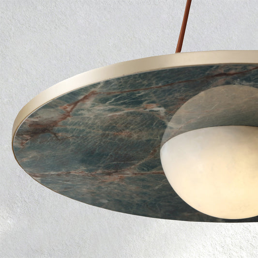 Carey FloatDisc Alabaster Pendant