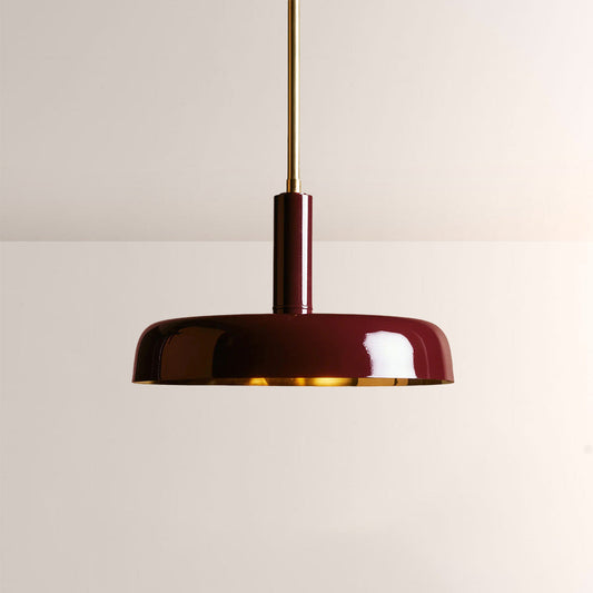 Brennan Gloss Lacquer & Brass Pendant