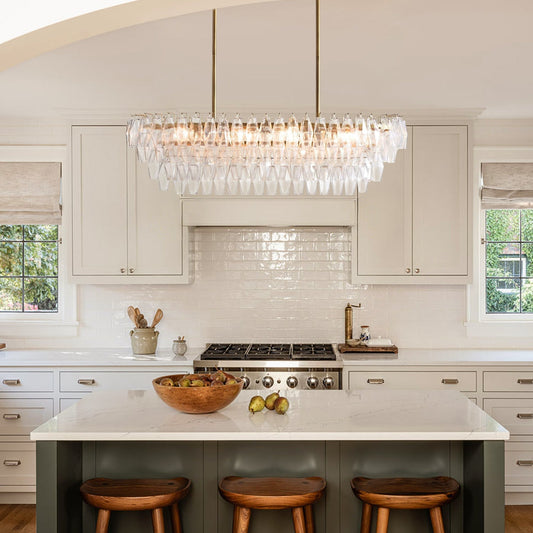 Florence Glass Linear Chandelier