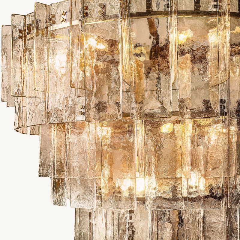 Latracy Multi-layer Round Chandelier 47" - gildlamps