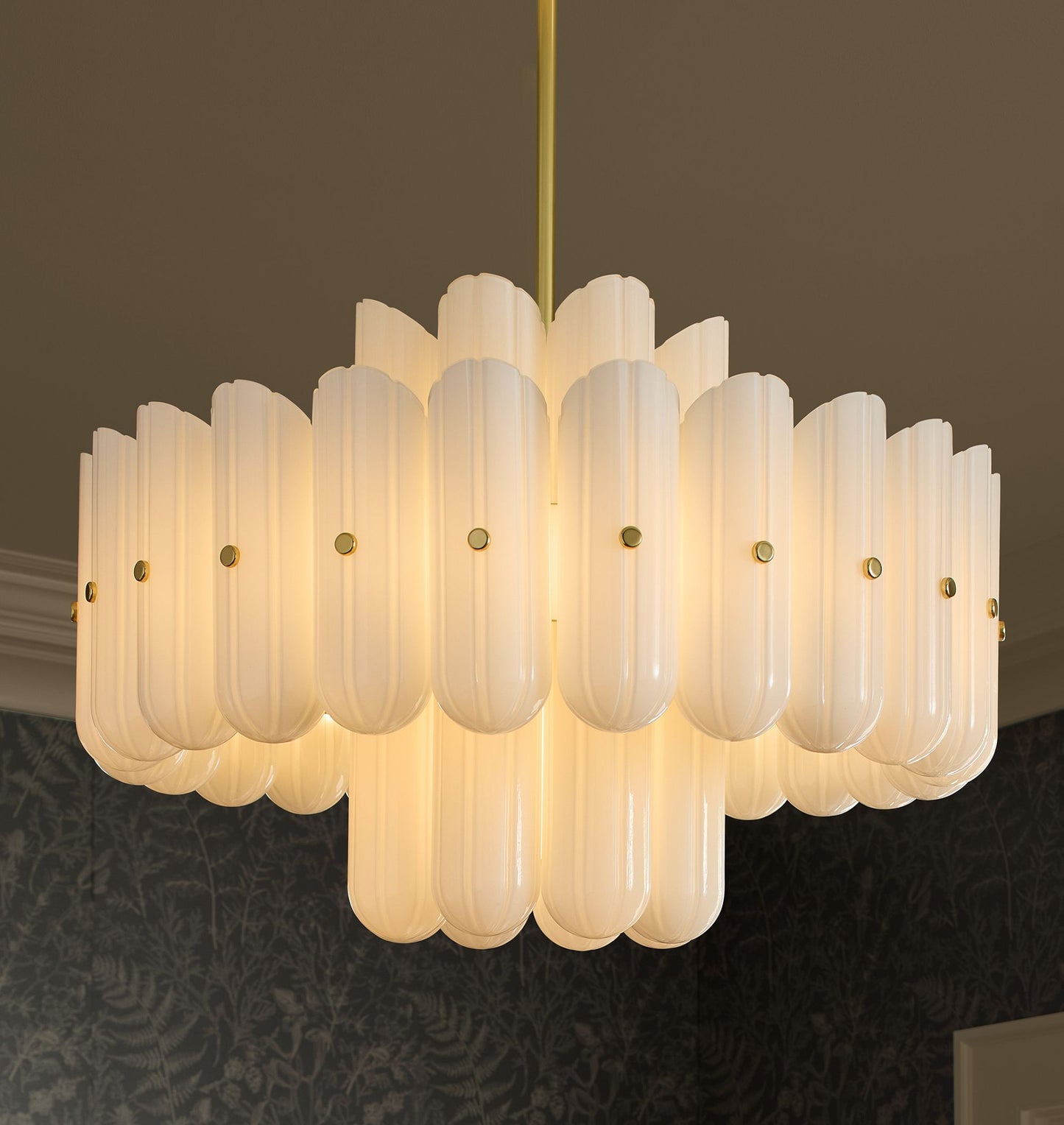 Lorna LED Double Tier Chandelier 25" 35" 46"