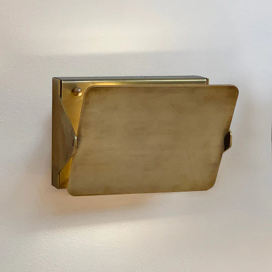 Brass Sconce with Flip Front