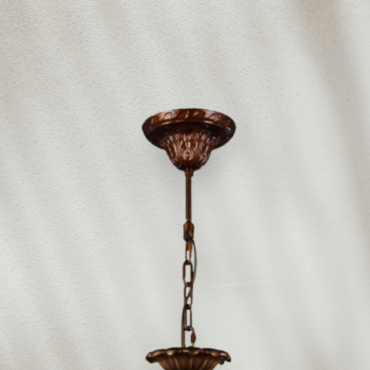 5-Light Traditional Chandelier with Glass Shades