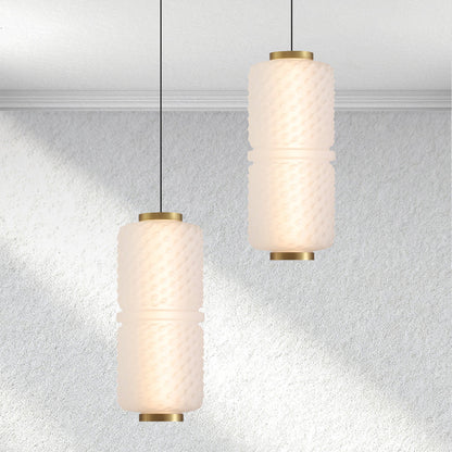 Axis Textured Glass Pendant