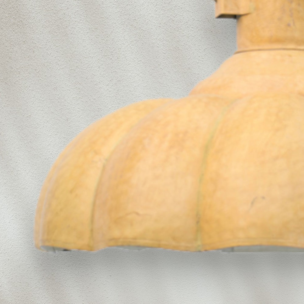 Modern Hanging Pendant Light with Sculpted Shade