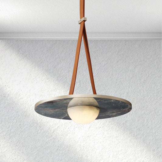 Carey FloatDisc Alabaster Pendant
