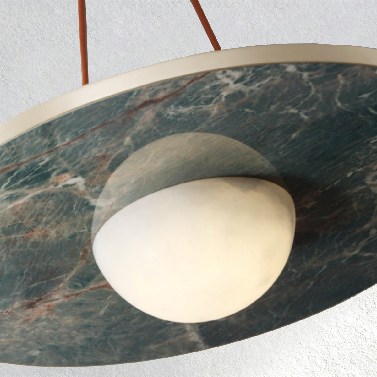 Carey FloatDisc Alabaster Pendant