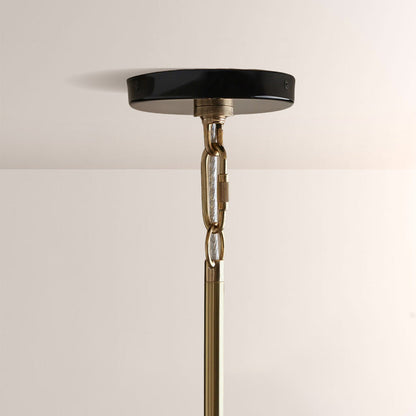 Brennan Gloss Lacquer & Brass Pendant