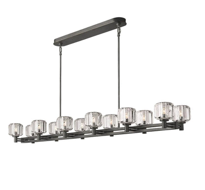 Delmare  Double Linear Chandelier 72“