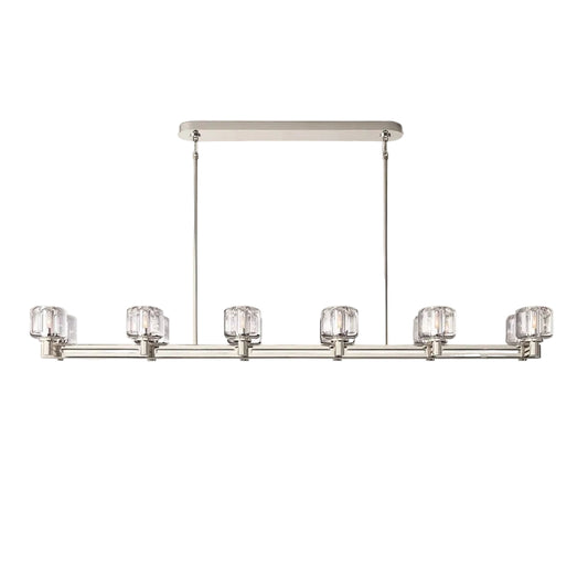 Delmare  Double Linear Chandelier 72“