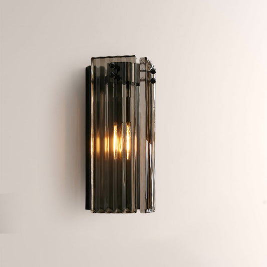 Delsia Fluted Glass Wall Sconce