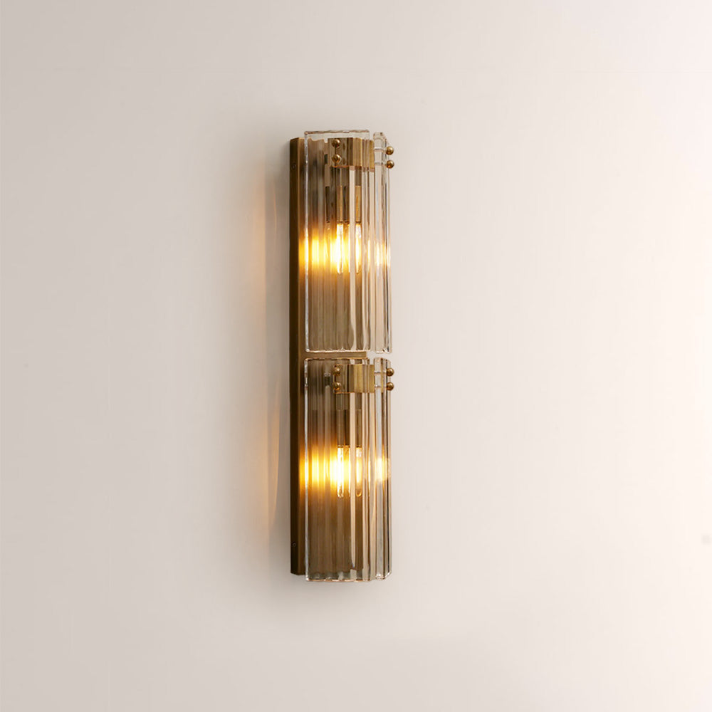 Delsia Fluted Glass Wall Sconce