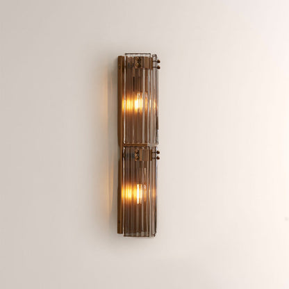 Delsia Fluted Glass Wall Sconce