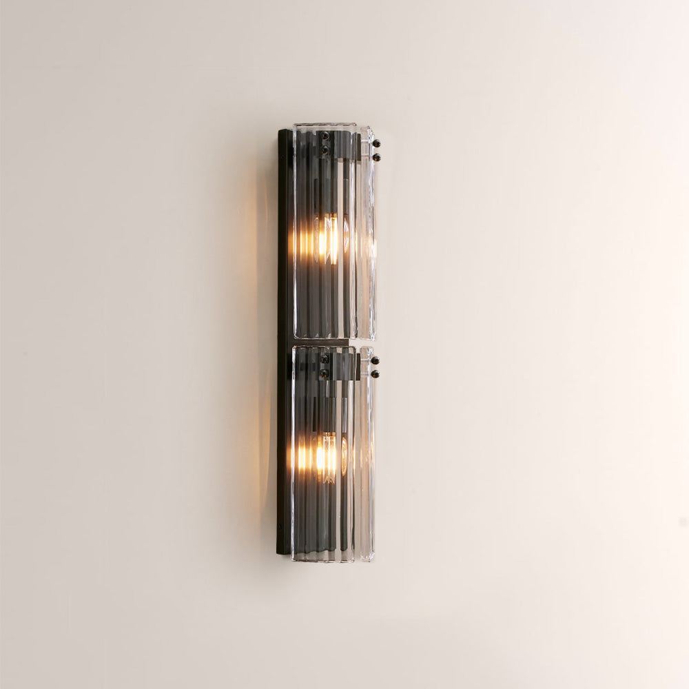 Delsia Fluted Glass Wall Sconce