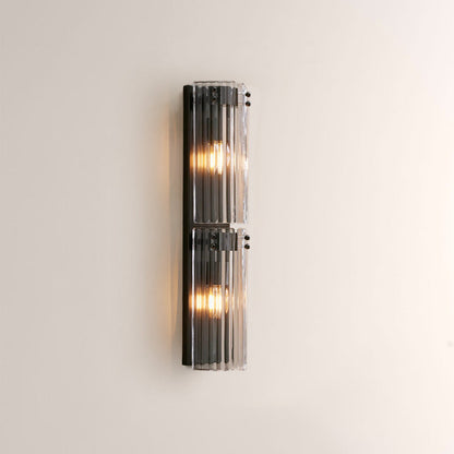 Delsia Fluted Glass Wall Sconce