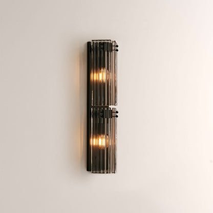 Delsia Fluted Glass Wall Sconce