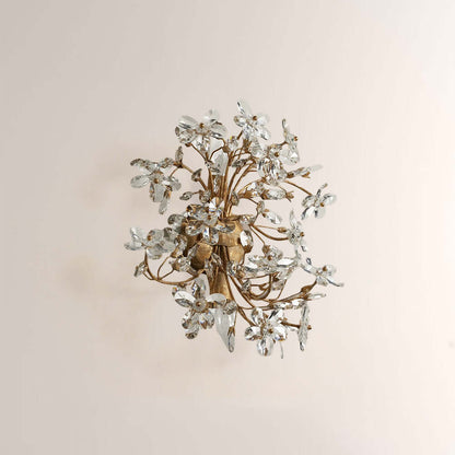Fiora Crystal Blossom Wall Sconce