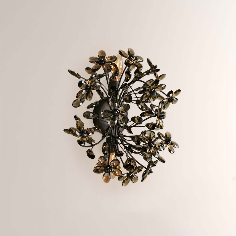 Fiora Crystal Blossom Wall Sconce