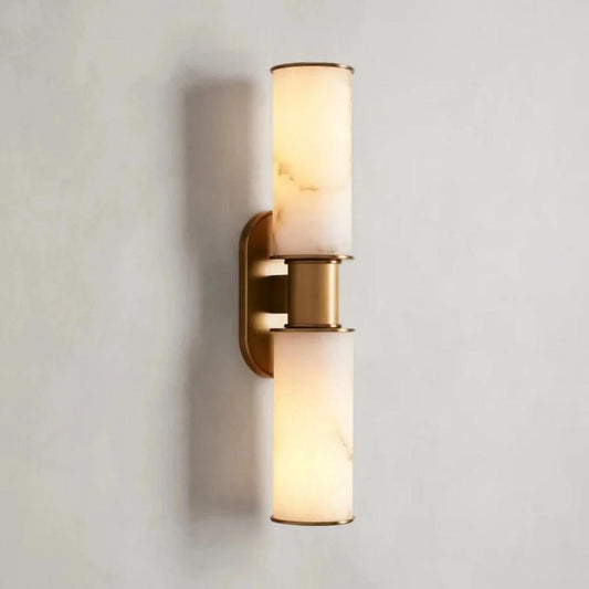 Harlin 2-Light Wall Sconce in Alabaster