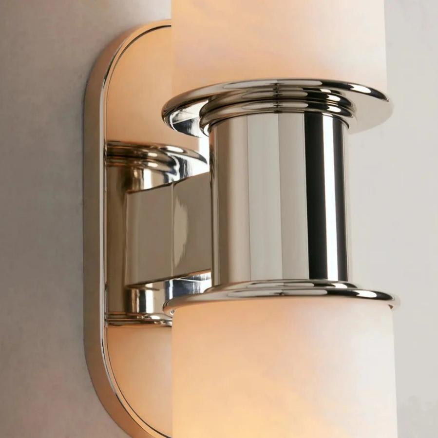 Harlin 2-Light Wall Sconce in Alabaster