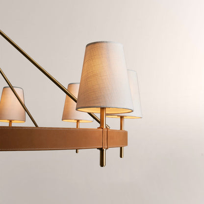 Haven Round Brass Chandelier