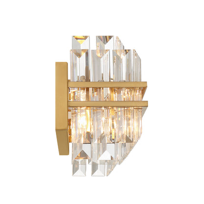 Hayes Crystal 6 Light Bathroom Wall Sconce