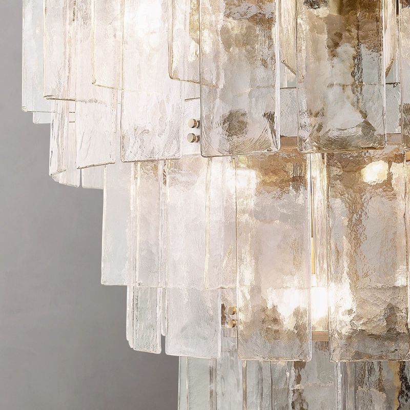 Latracy Multi-layer Round Chandelier 47" - gildlamps