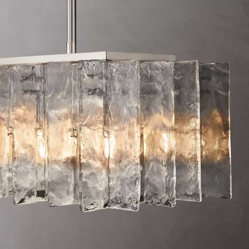 Latracy Rectangular Chandelier 49" - gildlamps