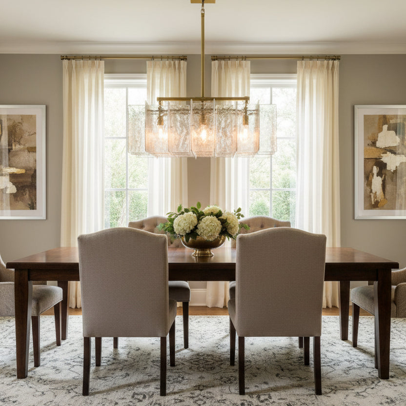 Latracy Square Chandelier 37" - gildlamps