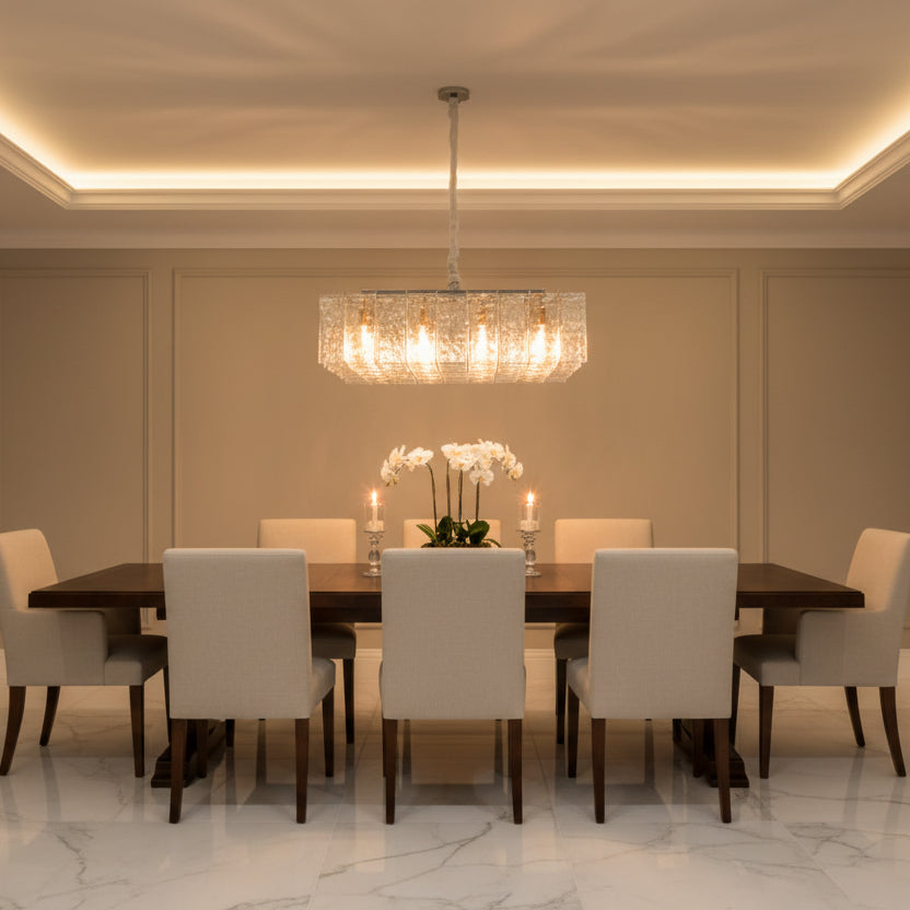 Latracy Square Chandelier 49" - gildlamps