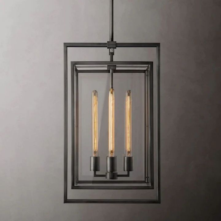 Lykke Glass Lantern Modern Pendant
