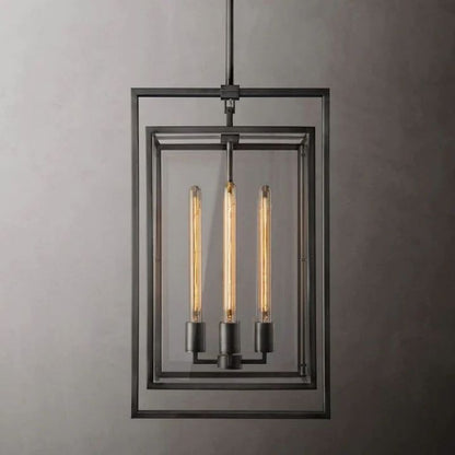 Lykke Glass Lantern Modern Pendant