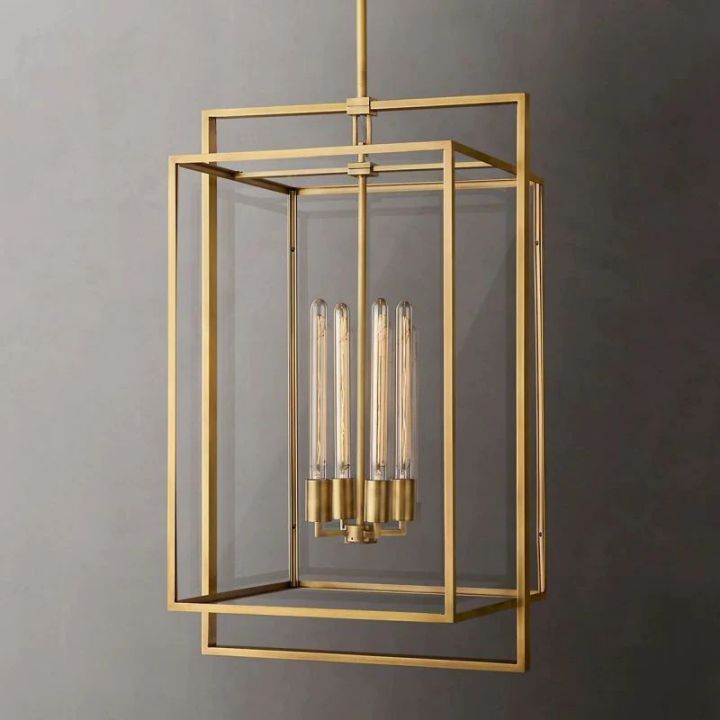 Lykke Glass Lantern Modern Pendant