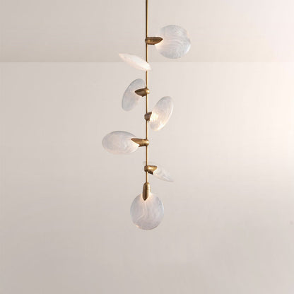 Lylo Nautilus Glass Disc Pendant