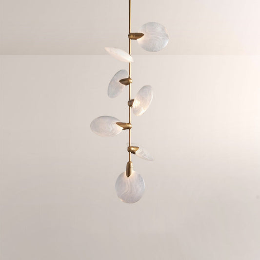 Lylo Nautilus Glass Disc Pendant
