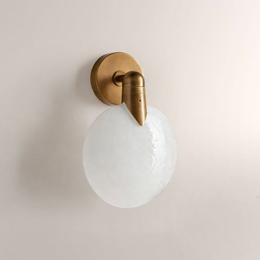 Lylo Orb Single Glass Wall Sconce