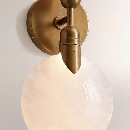 Lylo Textured Glass Double Wall Sconce