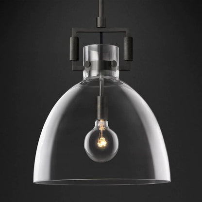 Mechanic Glass Cloche Pendant - gildlamps