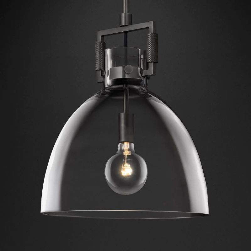 Mechanic Glass Cloche Pendant - gildlamps