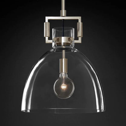 Mechanic Glass Cloche Pendant - gildlamps