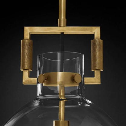 Mechanic Glass Cloche Pendant - gildlamps
