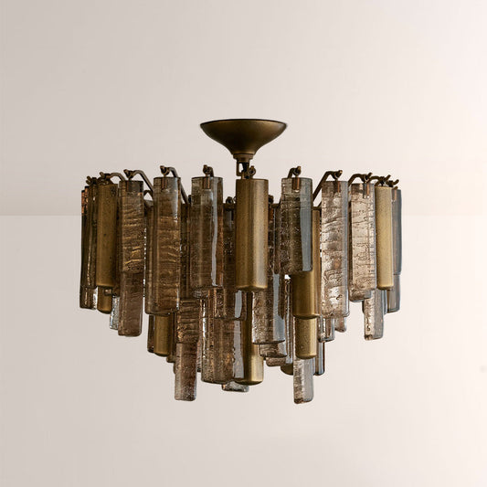 Nova Crystal Prism Flush Mount