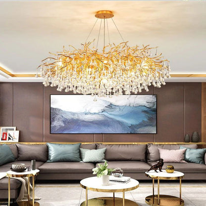 Rain Living Room Branch Chandelier - gildlamps