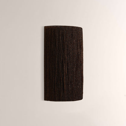 Rowan Jute Fringe Beaded Wall Sconce