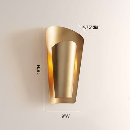 Stella Modern Brass Wall Sconce