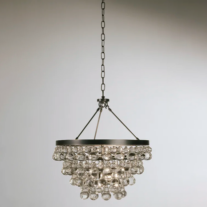 Anqeer Waterdrop Round Chandelier 21"