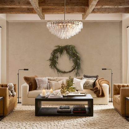 Florence Glass Round Chandelier