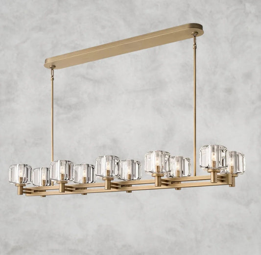 Delmare  Double Linear Chandelier 54“