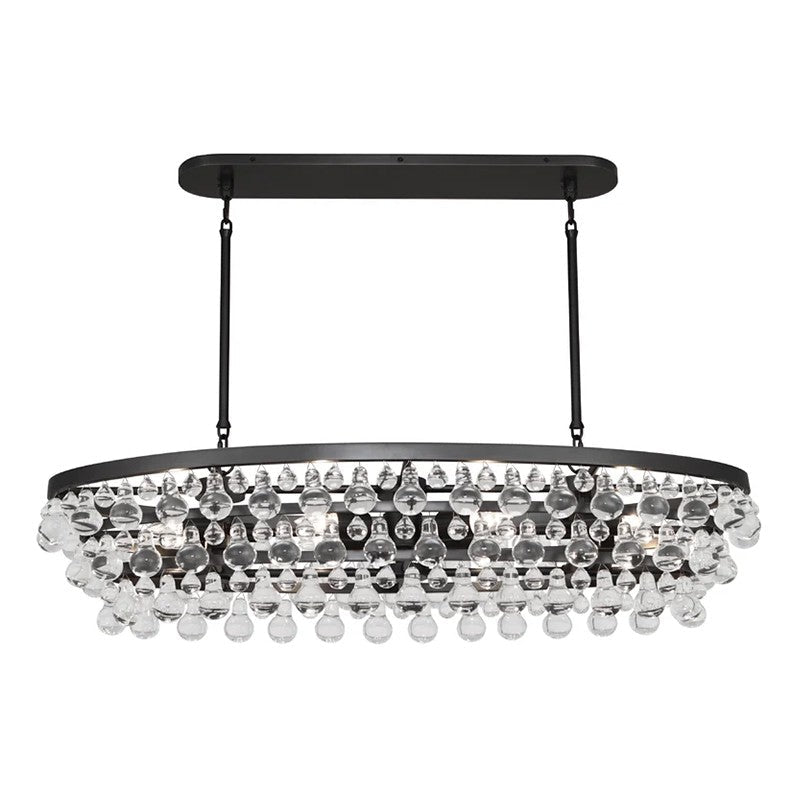 Anqeer Waterdrop Oval Chandelier 43"